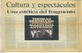 Thomas Bernhard: una estética del fragmento