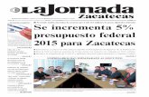 La Jornada Zacatecas, viernes 14 de noviembre del 2014