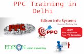 PPC Training Institute Delhi - Edison Info Systems