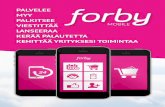 Forby mobile - Palvele - viesti - myy - sitouta