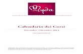 Calendario corsi di cucina myda catania novembre dicembre 2014 agg02 12 2014 0930
