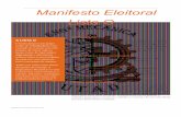 Manifesto eleitoral LISTA O - NEMEC 2014/2015