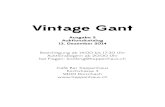 Auktionskatalog Vintage Gant Dezember 2014
