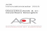 ACR Innovationsradar 2015 Umwelttechnik