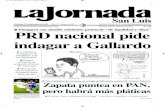PRD nacional pide indagar a Gallardo