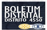 2º Boletim Distrital - Distrito 4550 - Gestão 2014/15