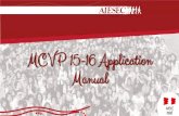 AIESEC in Peru MCVP 15-16 Application Manual