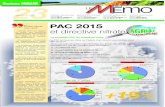Mémo 23 : PAC 2015 et directive nitrate
