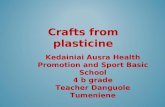 Crafts from plasticine