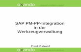 SAP PM SAP PP Integration in der Werkzeugverwaltung