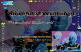 كتاب student's writings كتاب لتعلم اللغة الانجليزية