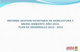 Gestiòn 2014 Secretaria de Agricultura Y Medio Ambiente