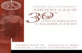 Commemorative Booklet - 30th Anniversary of Chiang Mai University Aikido Club