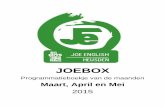 Joebox Maar-April-Mei