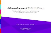 Przewodnik Absolvent Talent Days, wiosna 2015 Stadion Narodowy w Warszawie