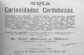 1866 Guia de curiosidades cordobesas, por L. Maraver y Alfaro