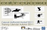 Calendr Hyfforddi CULT Cymru Training Calendar