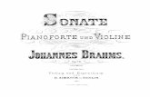 Brahms Piano sonata