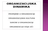 8.Organizacijska Dinamika u Organizaciji