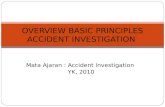 Overview Prinsip Dasar Program Investigasi Kecelakaan