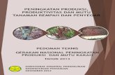 Pedoman Teknis Gerakan Nasional Peningkatan Produksi Dan Mutu Kakao