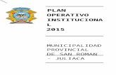 2 Plan Operativo Institucional 201511111