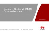 ONO100410 IManager Nastar V600R010 System Overview ISSUE1.10