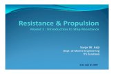 Resistance and Propulsion