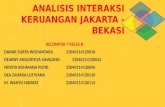 ANALOK - Interaksi Keruangan Jakarta - Bekasi