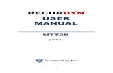 MTT2D Manual Korean