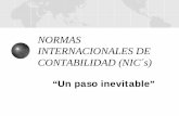 Normas Internacionales de Contabilidad (Nics)