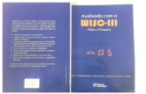 Livro Avaliando Com o WISC-III 3 Caps