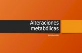 Alteraciones metabólicas2