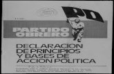 Partido Obrero, Declaración de Principios y y Bases de Acción Política (Enero de 1983)