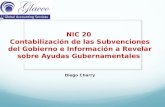 NIC 20 Subvenciones y Ayudas Gubernamentales (1)