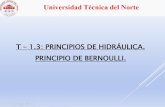 T_1-3_ Principios de Hidraulica - Ecuacion de Bernoulli