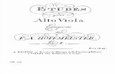 HOFFMEISTER F.a. Etudes Pour Alto Viola Bk II
