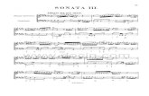3 Sonaten Für Flote Und Continuo- Sonata III E-Dur