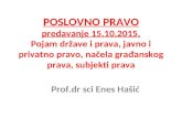 Poslovno pravo 1. pred. EF Zenica.ppt