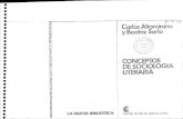 ALTAMIRANO, Carlos & SARLO, Beatriz. Conceptos de Sociologia Literaria