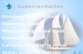 Supercavitacion (supercavitation on ships)