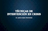 Técnicas de Intervención en Crisis