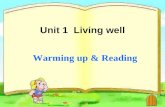 Warming up & Reading Unit 1 Living well. How many different types of disabilities do you know?