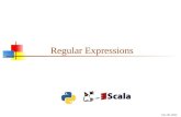 12-Dec-15 Regular Expressions. About “Regular” Expressions In a theory course you should have learned about regular expressions Regular expressions describe.