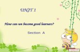 UNIT 1 How can we become good learners? Section A.