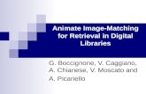 Animate Image-Matching for Retrieval in Digital Libraries G. Boccignone, V. Caggiano, A. Chianese, V. Moscato and A. Picariello.