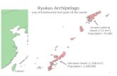 Okinawa Amami-oshima Tokyo Kagoshima Ryukyu archipelago Taiwan Okinawa Island (1,208 km 2 ) Population: 1,200,000 Amami-oshima Island (712 km 2 ) Population: