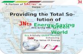 Providing the Total Solution of Energy Saving Eco Friendly Global Partner Enhancing The Value Of Energy “A Partner of SAC TNS ” in Korea bring Will bring.