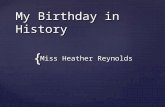 { My Birthday in History Miss Heather Reynolds. The following events occurred on my birthday, December 11 th. 11.