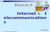 Module 6 Internet & telecommunications presented by Luo Qiankun.